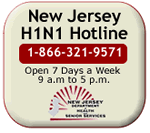 H1N1 Hotline 1-866-321-9571